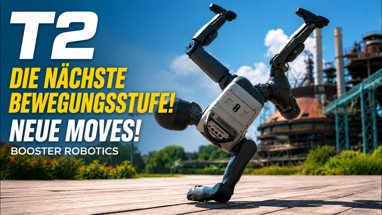 Booster T2 humanoid robot dance moves