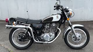 kousei000722 sr400 sr500 アップマフラー　s d ニューゲート SR-Vintage Upマフラー （7）装着のカスタムSR400/SR500