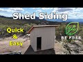 Shed Siding - Quick and Easy with LP Panels