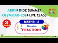 Std3  mathematics2 fractions class by arifinkidz