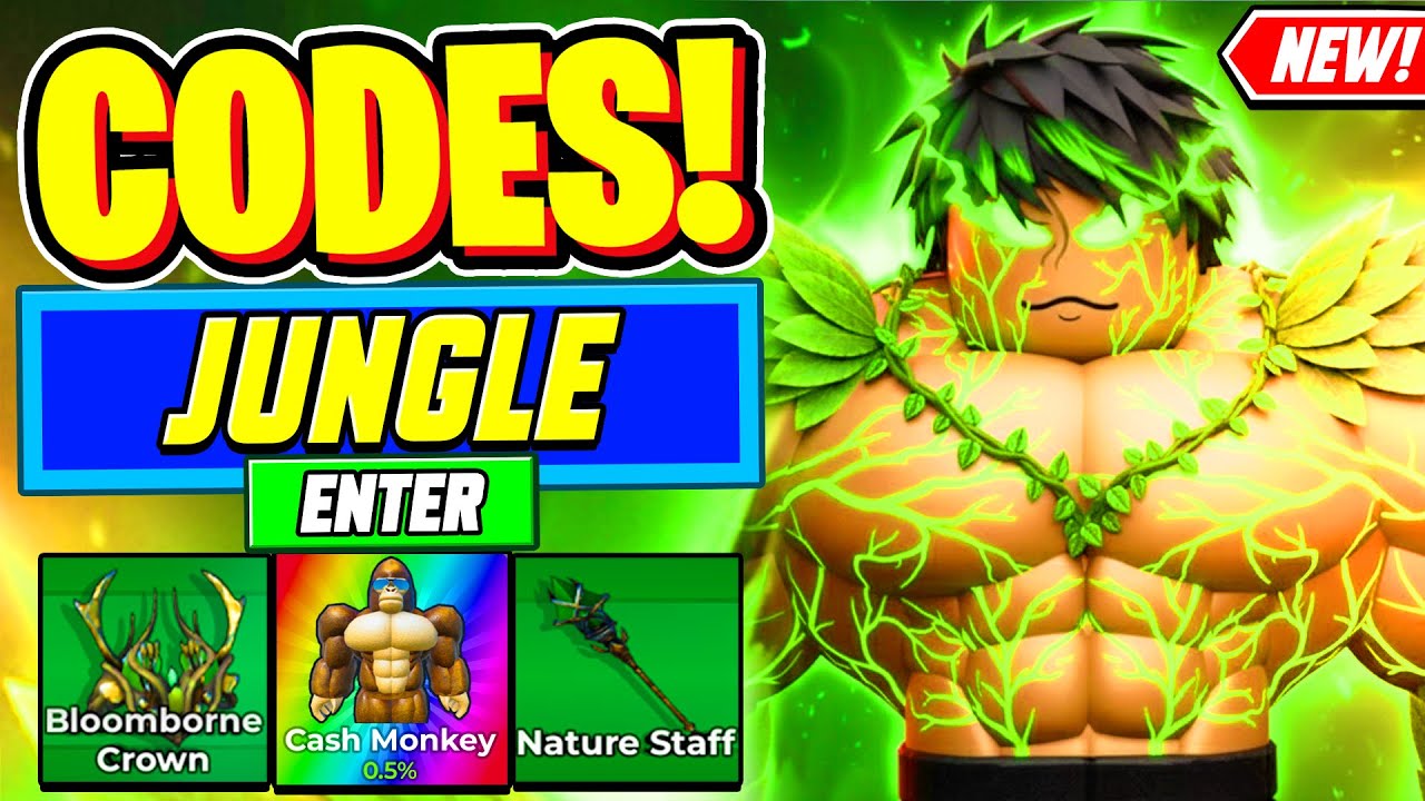 ⚠️Новые⚠️ ВСЕ РАБОЧИЕ КОДЫ ОБНОВЛЕНИЯ ДЖУНГЛЕЙ ДЛЯ GYM League 2025 - Roblox Gym League Codes 2025