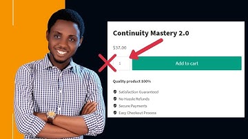 How to remove quantity option in WooCommerce (With 2 clicks of a button)