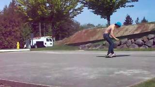 hardflip toe touch