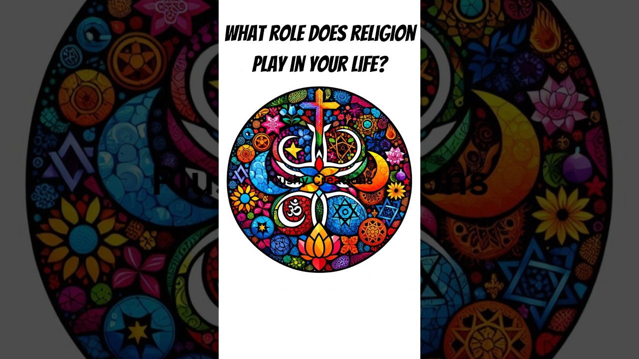 Religion shapes cultures offering community purpose and deep spiritual connections.