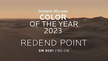 ¿Cuál es el color del año 2023 de Sherwin-Williams?