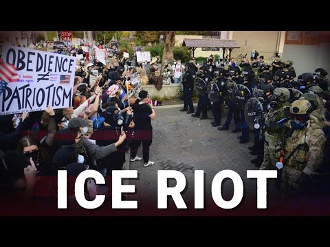 Antifa thugs and protesters clash with ICE officers in ‘viciously anti-American’ riot