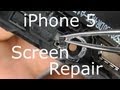 iPhone 5 Screen Replacement & Home Button Repair - Touch Screen Digitizer & LCD