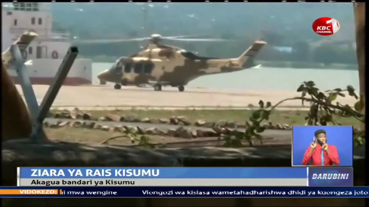Rais Kenyatta akagua bandari ya Kisumu YouTube