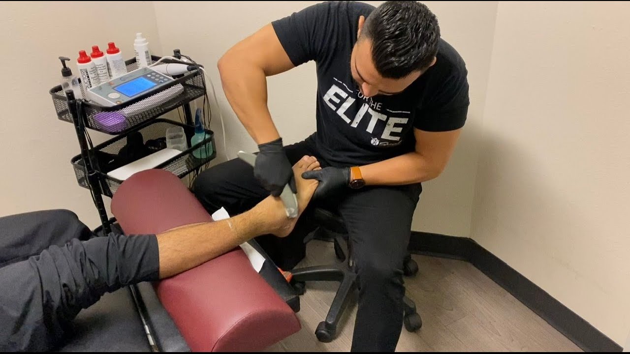 SEVERE ANKLE SPRAIN! Dr. J sees patient who can’t walk! | Sports Therapy - EPISODE #13