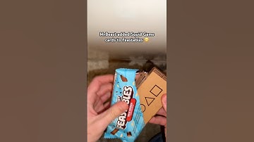 @MrBeast just revealed his new Feastables 🔥 #squidgame2 #feastables #card #mrbeast