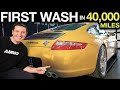 Reviving a Legend. Porsche 911 First Wash in 40,000 Miles