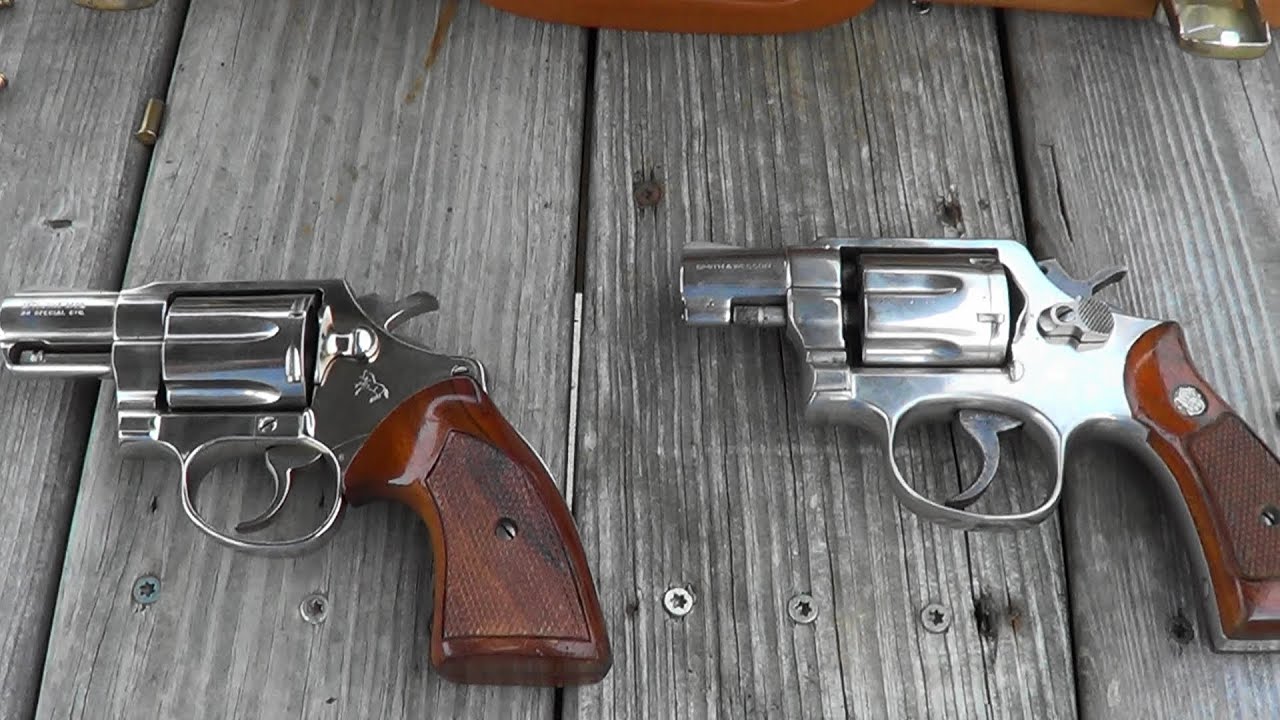 Snub Nose Revolvers Colt vs S&W - YouTube