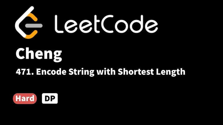 LeetCode 471. Encode String with Shortest Length