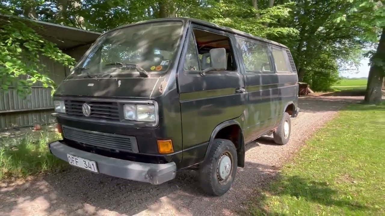 BARNFIND VW T3 Syncro BUS pulled out from the barn