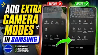 How to Add Extra Camera Modes on Samsung Galaxy Phones | Samsung Hidden Camera Settings 🔥 screenshot 2