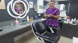 HOW ABOUT HAVING A REAL BARBER EXPERIENCE? ASMR AMAZING REMOVING LEG HAIR WITH WAXING