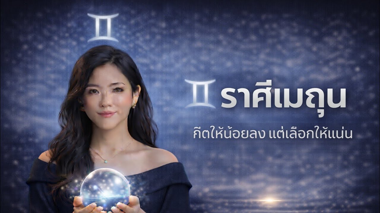 ♊ ราศีเมถุน กลางเดือน ปี 2569 | คิดให้น้อยลง แต่เลือกให้แม่น งาน เงิน ความรัก จะชัดขึ้น