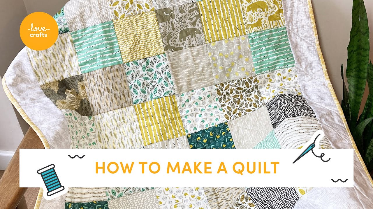 Learn Quilt-As-You-Go: Easy Big Stripes Panel - Hey, Let's Make Stuff