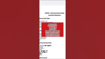 AD3251|Important questions|Data Structure design Important questions| #exam #annauniversityexam