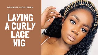 WOW I CANT BELIEVE MY LACE LOOKS THIS GOOD! EASY CURLY HAIR INSTALL: FT CURLS CURLS HAIR