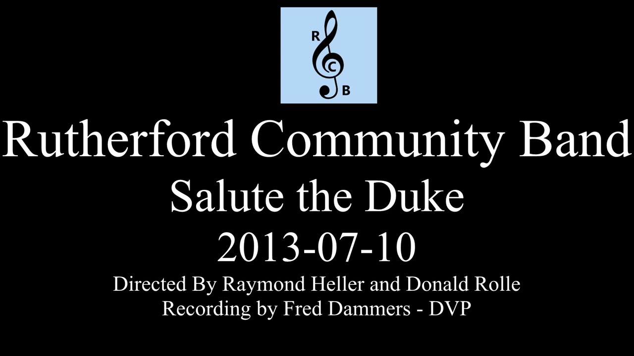 Salute the Duke arr. by Paul Yoder - YouTube