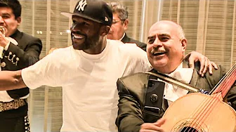 Floyd Mayweather DANCES INTO MEXICO during Mariachi ARRIVAL to BEAT DOWN John Gotti III in REMATCH thumbnail