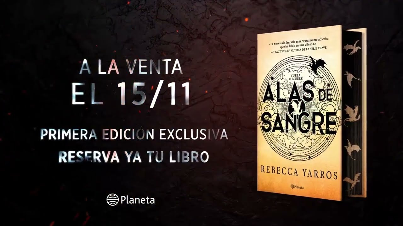 Vuelve Rebeca Yarros con su nuevo libro 📚Alas de Sangre📚 Editorial  Planeta 