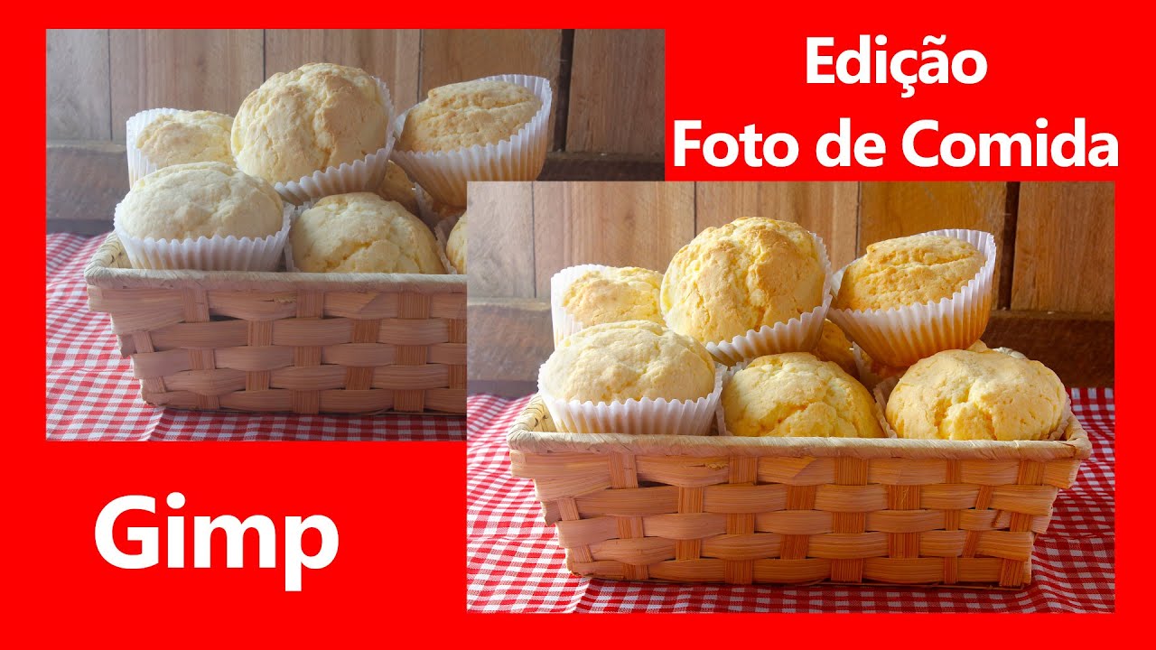 Edição de Foto de Comida Com o Gimp