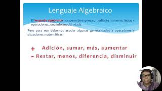 EPJA lenguaje algebraico, avance próxima clase.