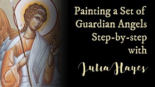 Painting a Set of Guardian Angels Step-by-Step