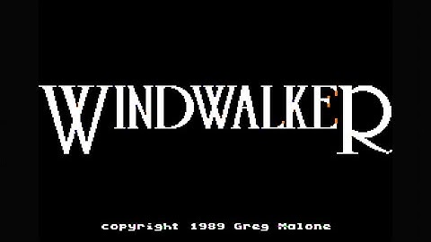 Windwalker game opening (Apple II - Origin Systems)