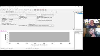 First Introduction to data collection screen of SpectralWorks on the OLIS DSM CD spectrophotometer