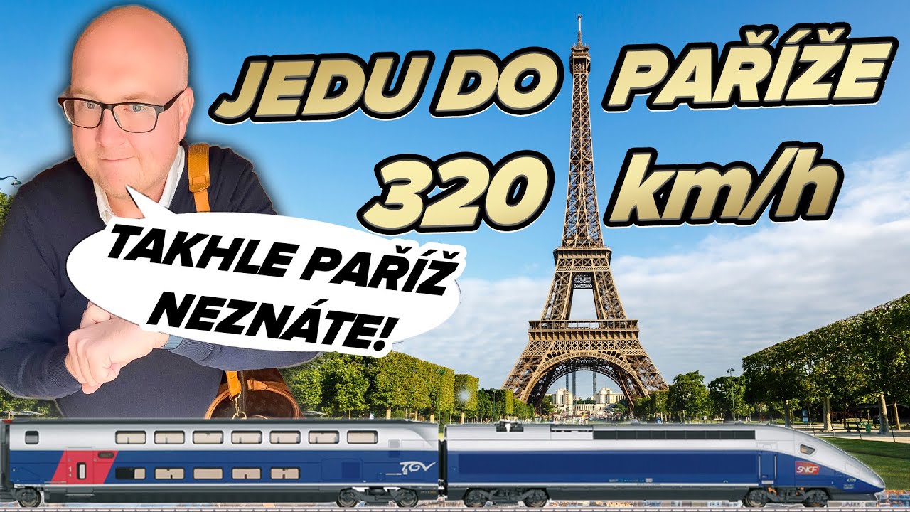 Vezmu vás (nejen) na periferii Paříže | 🇫🇷 Jedu vlakem TGV | Ceny | Hotel | Jídlo | #hlavni_mesta 🇪🇺
