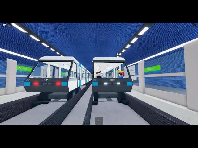 ROBLOX) Automated Underground Metro Line (The Plaza Subway) 