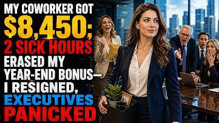 My Coworker Got $8,450; 2 Sick Hours Erased My Year-End Bonus—I Resigned, Executives Panicked