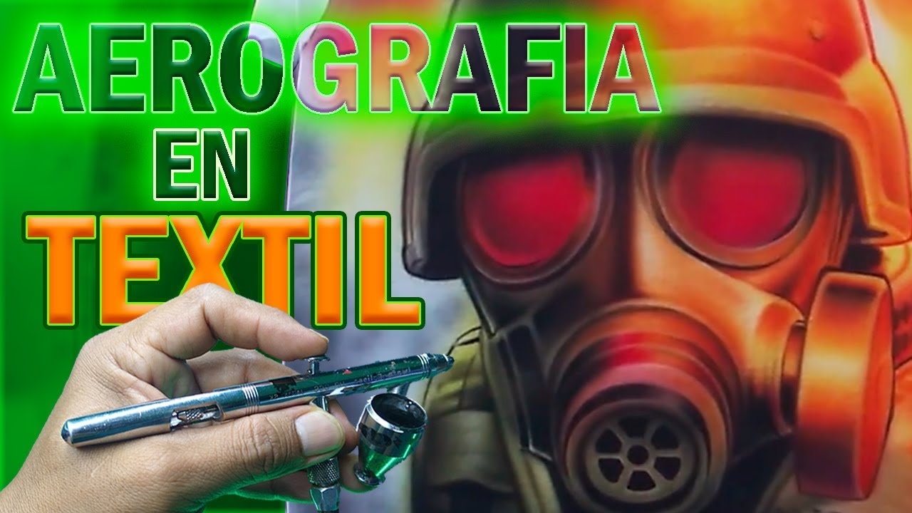 Aerografia en textiles  ¡¡¡¡¡ practica con poco dinero !!!!!!!!!