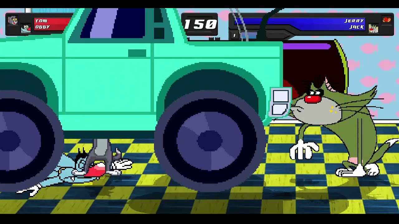 Mugen Request - Tom & Oggy VS Jerry & Jack