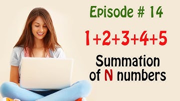 c program to find sum of n numbers (summation) using for loop
