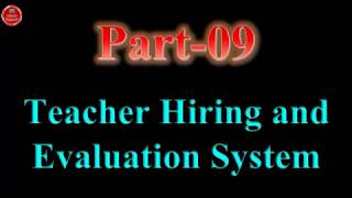 Part09-Teacher Hiring and Performance Evaluation System