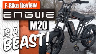 Ride the Roughest Roads on an Engwe  Dual Battery M20 EBike Review