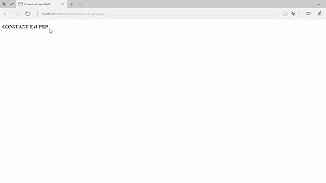 Aula4 - Constant - Curso de PHP, utilizando USBWebserver 8 6 – Servidor portátil