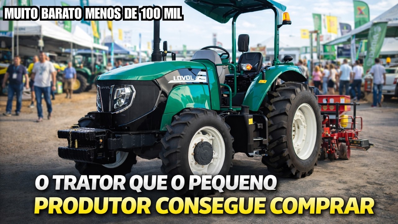 ESSE TRATOR É TÃO BARATO QUE TODO MUNDO ESTÁ COMPRANDO - TRATOR BARATO PARA PEQUENO PRODUTOR RURAL