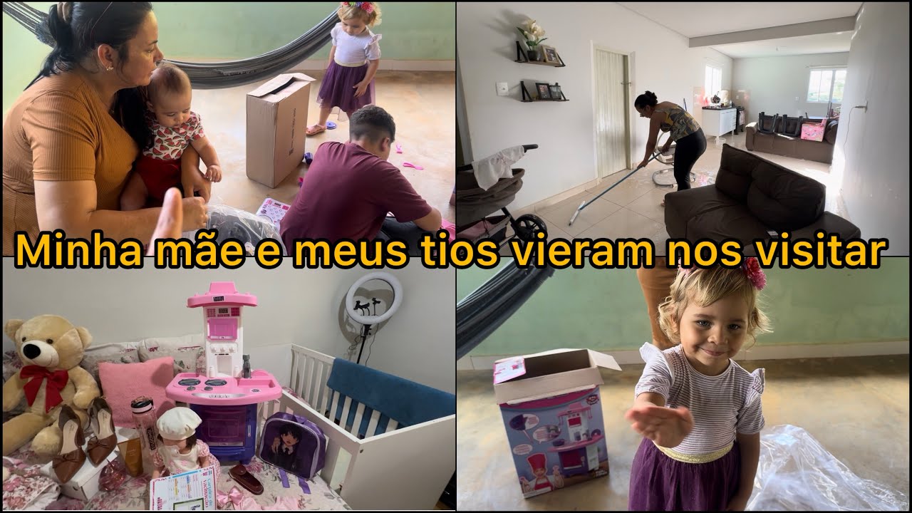 Faxina na casa para receber visitas 🥹❤️| Mostrei todos os presentes que ganhamos da minha mãe 😍