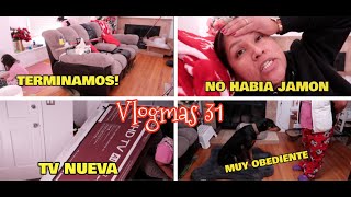 Vlogmas 31 | PROYECTO TERMINADO | CAOS POR UN JAMON | MissLizChannel