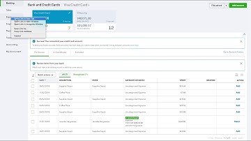 QuickBooks Online - How to Correct Online Banking Match Errors