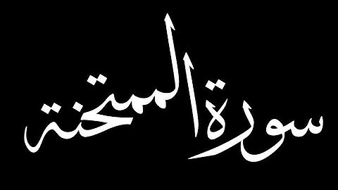 سورة الممتحنة كاملة بصوت القارئ حسام الدين عبادي