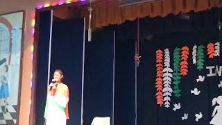 Class 7-A assembly (Independence Day)