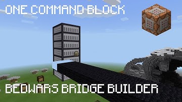 Making Bed Wars Bridging Egg with *ONE* Command Block!
