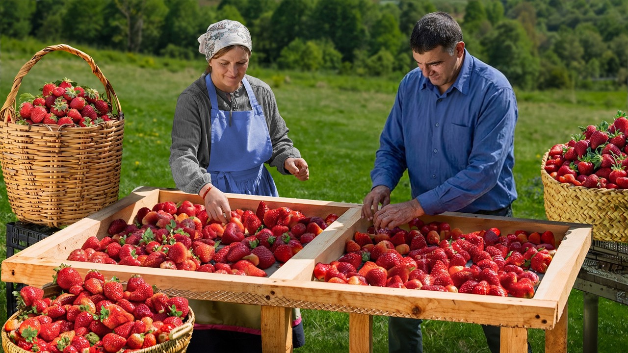 Country Fruit Desserts Video From A Quiet Village in 4K