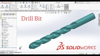 Drill bit design in solidworks | Solidworks Tutorial | Beginners |  Mechanical Engineering Profile